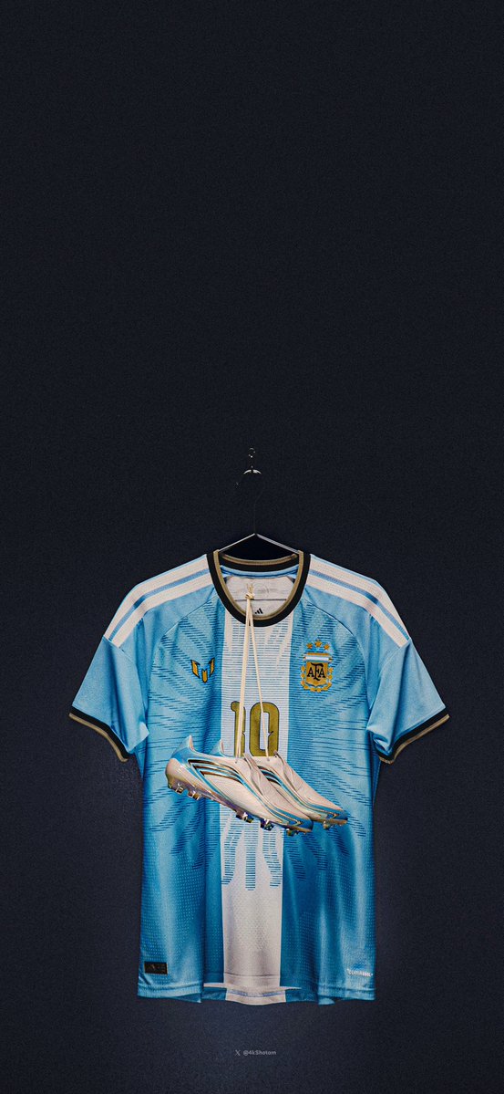 4kShotam's tweet photo. A Special Jersey for the GOAT’s Farewell 🇦🇷🐐 https://t.co/Ak2RbBBorc