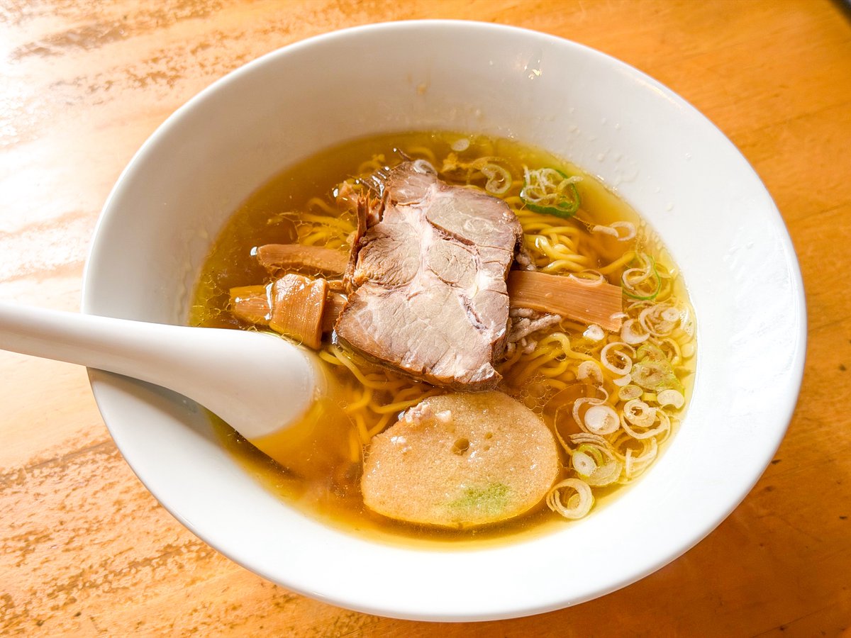 n1212in's tweet photo. 鹿角の桜木屋花輪店でニラそばと中華そば🍜 https://t.co/CPoLsPqq03