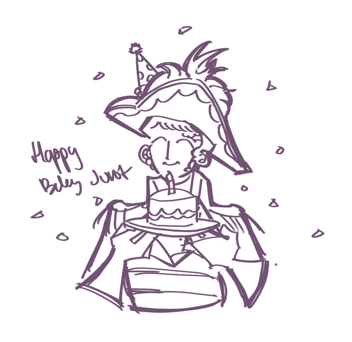puffrfi's tweet photo. small late bday art for junot https://t.co/6D1CCtEWqj