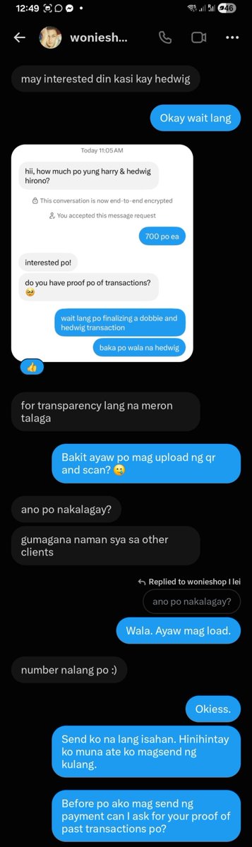 lcskyh0219's tweet photo. Di gumagana yung  QR code niya no matter how many times I scanned or upload it. Yung sinend din niyang proof of transaction is the same screenshot na pinakita niya kay @pjsaxi. She insisted pa na isend ko na yung bayad ko kasi baka mawala daw slot ko. https://t.co/QJH4PYQ8Me