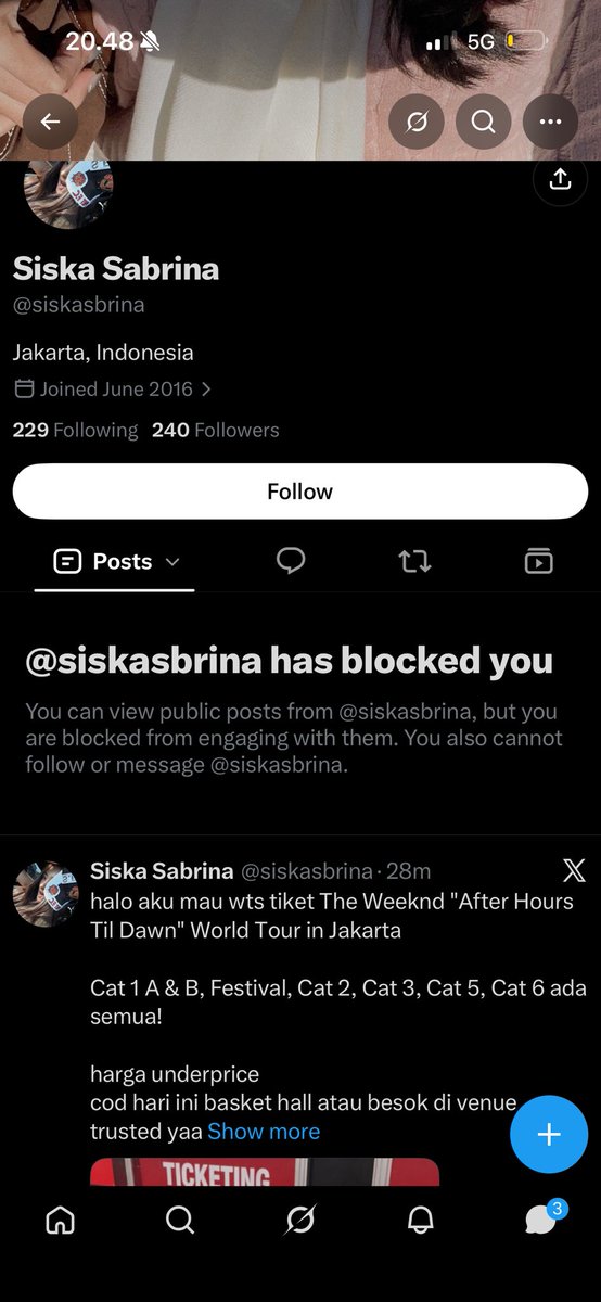 valrie_vals's tweet photo. pls be aware ya guys, 100% scammers. dia ngaku" sebagai crew ticketing dengan proof KTP, ID Crew, dan bunch of tickets. &amp; Already makan korban lebih dari aku satu orang‼️ https://t.co/n9e7ENiuPv