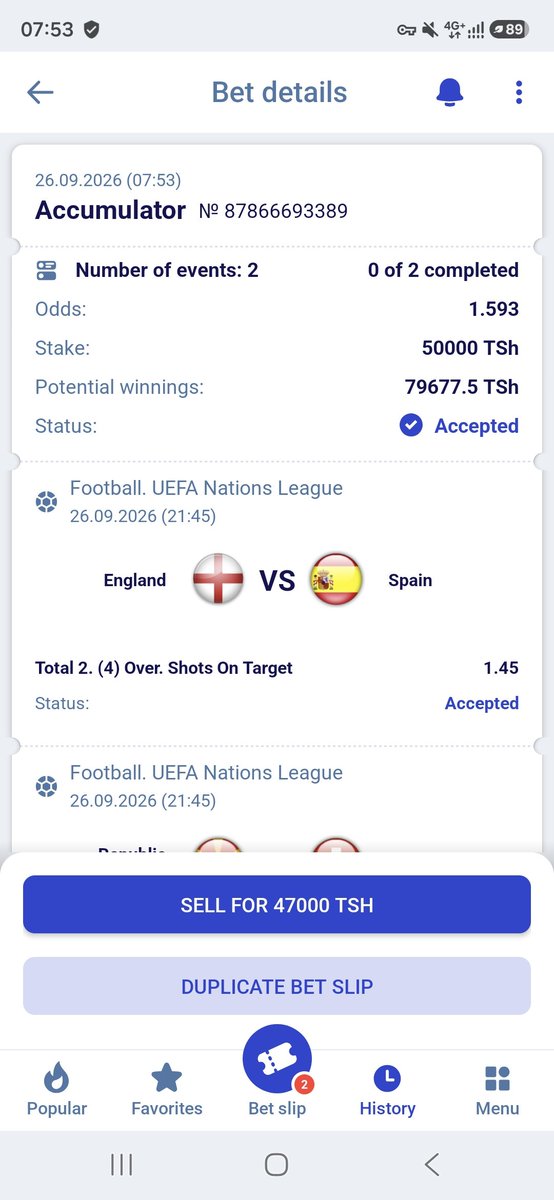 Sonko_tips's tweet photo. Paripesa code:5NE9M

50k to 850k 

1.5 Rollover Challenge 📌

𝐍𝐨𝐭 𝐨𝐧 𝐏𝐚𝐫𝐢𝐩𝐞𝐬𝐚 ⬇️
Register here🌐:https://t.co/OudVk9wamU

Promo code  SONKO

Paripesa app link👇 -
 https://t.co/flPzRzCxQt

Here we go again 🔥 https://t.co/yd36W05Kuy