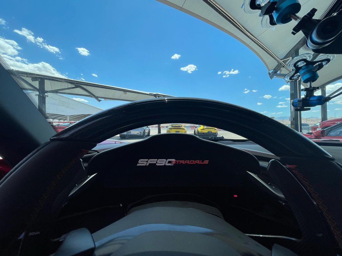 KandiceWargo's tweet photo. Newest car in the fleet: Ferrari SF90. https://t.co/zeEjebddxV