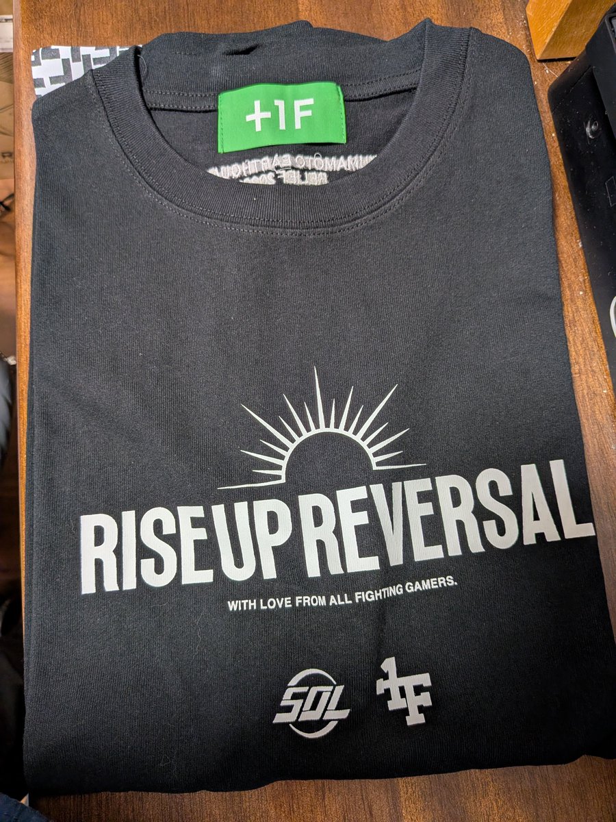 yashinoha's tweet photo. Tシャツ届いた。
うきのばでのスト6対戦会再開されたら着ていこう。 https://t.co/r1czRIGHcb
