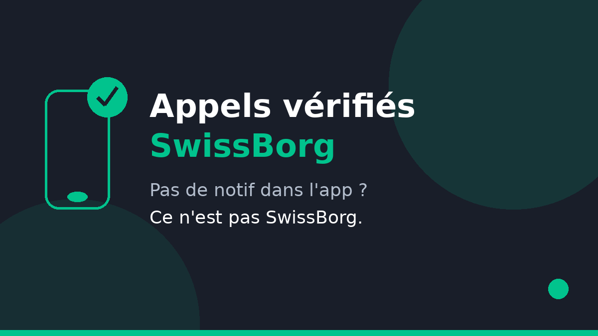 TheSwissKraken's tweet photo. it « SwissBorg » ?
Checke lapp avant de dcrocher. 💚

Chez @swissborg, un vrai appel est précédé
dune notif push dans l’app —
avec le nom du collaborateur.

Règle d’or :
SMS / WhatsApp / appel non annoncé
→ ce nest PAS SwissBorg.

Ils ne te demanderont JAMAIS :
• ta seed phrase / ton PIN
• de transférer vers un « wallet safe »
• du support via DM sur X / Telegram

#GuardiansAd #SwissBorg #Sécurité #BORG @WeAreSwissBorg

Et toi : tu as déjà reçu un faux appel « SwissBorg » ?
