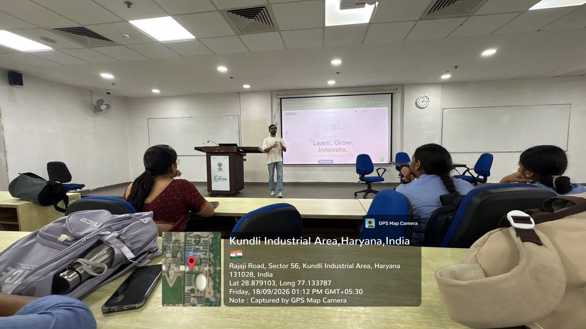 IMSECGhaziabad's tweet photo. 🔬 Industrial Visit | NIFTEM, Sonipat
Biotechnology Dept., IMSEC https://t.co/blDX9OhRi9 3rd Year students visited NIFTEM, Sonipat, gaining exposure to food technology research, production, quality assurance, packaging & hygiene.
#IMSEC #NIFTEM #Biotechnology #IndustrialVisit https://t.co/aG8hNjuEBY