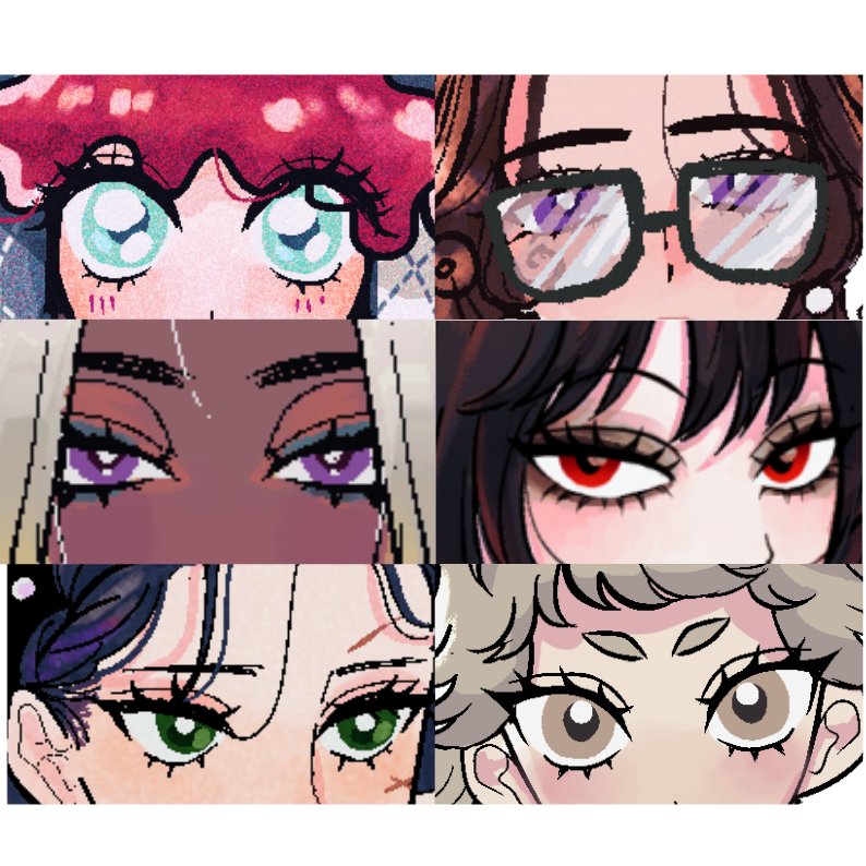 M_parira's tweet photo. 今まで描いたやつ、お目目集👀
#絵柄が好みって人にフォローされたい
#イラストㅤㅤㅤ 
#秋の創作クラスタフォロー祭り https://t.co/b4AzKFaVnx