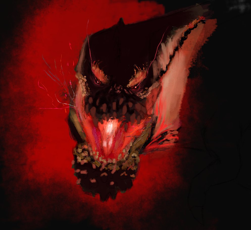 SeorTerror1's tweet photo. really quick deviljho sketch before going to sleep https://t.co/oiLEeMHl0P