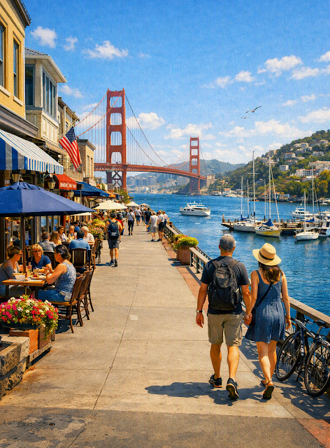 msi_press's tweet photo. Crossing the #GoldenGate: Landing in #Sausalito for a Memorable, Affordable Meal
inspired by the #awardwinning #book, A View through the Fog (McGee)
https://t.co/iPxzELAOkL
#GoldenGateBridge #SanFrancisco https://t.co/G1gF0gB8eu