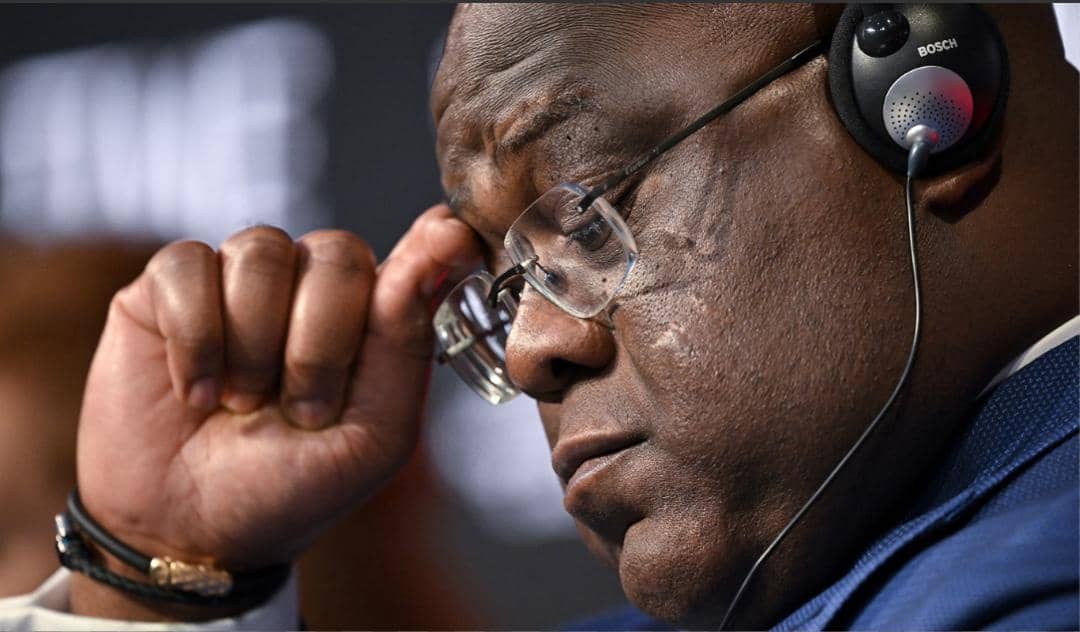 JamesMukeshaba's tweet photo. #RDC🔴‼️: Félix Tshisekedi se dit profondément touché après l’accident aérien survenu ce vendredi 25 septembre 2026 à Kenge, dans la province du Kwango, ayant coûté la vie à plusieurs personnes, dont le Lieutenant-Général Mutombo Katalayi Tiende, Premier Président de la Haute Cour Militaire, et le Lieutenant-Général Likulia Bakumi, Auditeur Général des FARDC.

Suivre notre compte 👉🏽@JamesMukeshaba