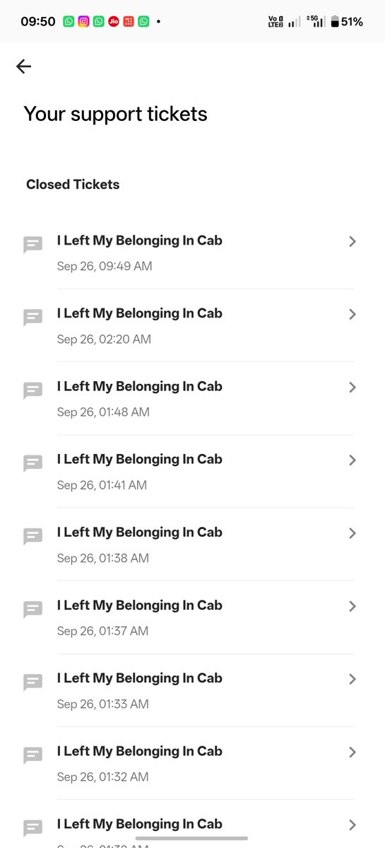 PoojithVS's tweet photo. @Olacabs @Ola_Bangalore @OlaCabsIndia 
Booked a ride yesterday night from BLR Airport to home. Lost a belonging. Unable to get driver contact via support. Ticket is getting auto closed in app without providing any resolution. Please help https://t.co/KJj18Lmhq6