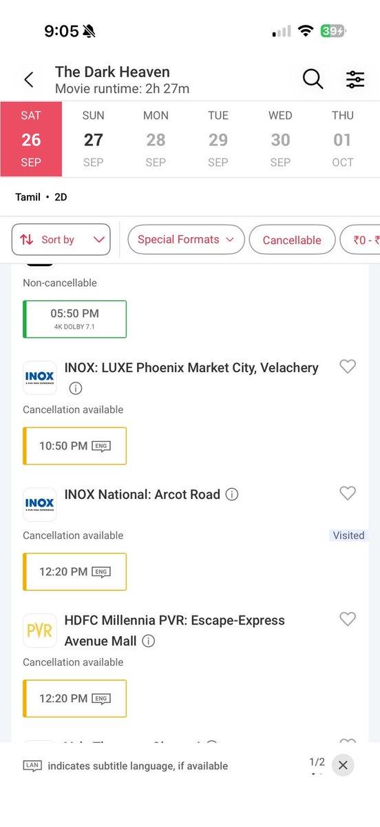 PROSakthiSaran's tweet photo. HOUSEFULL SUCCESS #TheDarkHeaven is running successfully with Housefull shows across theatres in Chennai, Coimbatore and Tirunelveli! 🎬

The tremendous response and overwhelming support from the audience are truly heartwarming. 

@its_Sidhu__ @balajibmass @PROSakthiSaran https://t.co/xKs6JvJWdD