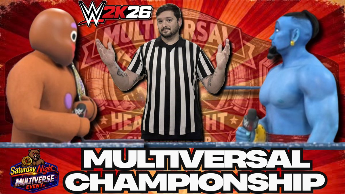 xxbearfang47's tweet photo. Unfortunately... there will be no episode of Saturday Night Multiverse Event tonight.... we are going through some maintenance of the characters, teams, titles to make the show better!!! But in the meantime, if you missed the last live episode... GO AND CHECK THAT OUT!!! https://t.co/OAw8Fw8vKA