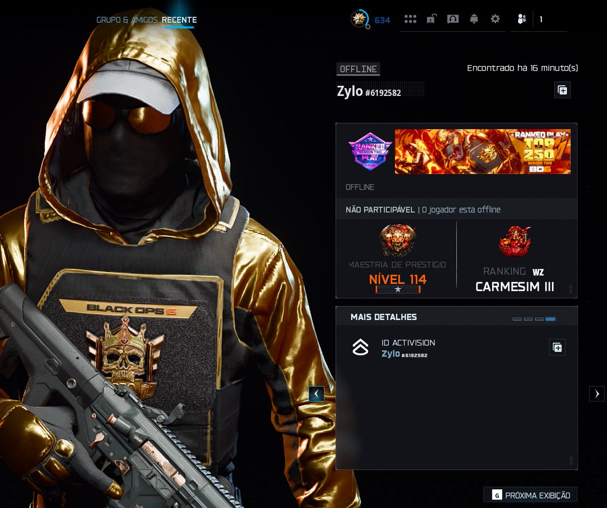Astronzin's tweet photo. Full aimbot, wallhack, zero skill. This cheater is completely ruining the lobbies. BAN THIS PLAYER NOW.

Gamertag: Zylo#6192582

@CallofDutyCM 
@CallofDuty 
@Parasite 
@Activision 
@RavenSoftware 
@DiazBiffle 
@Swagg 
@AverageJoeWo https://t.co/lf76jXnvs6