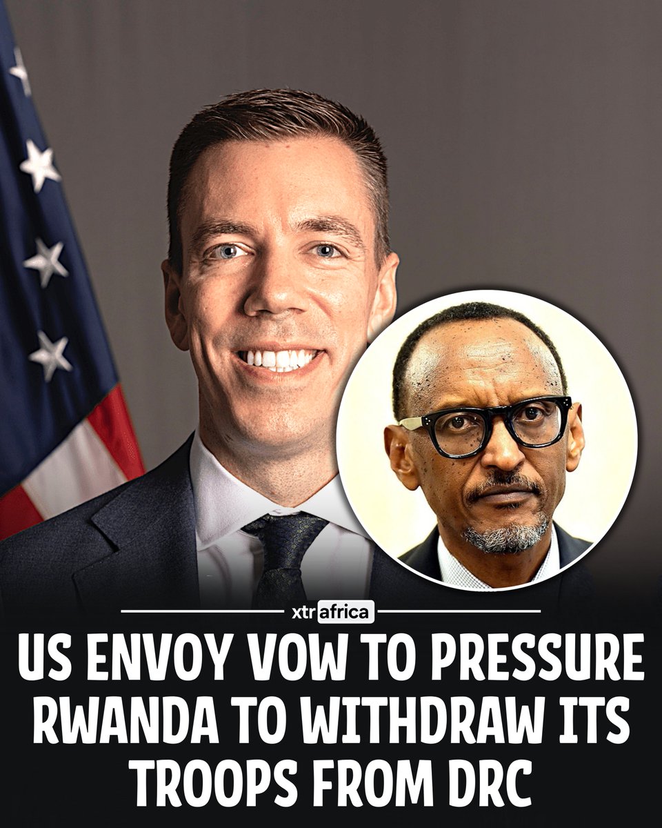 xtr_africa's tweet photo. 🇨🇩UPDATES: Nicholas Checker, President Donald Trump’s nominee to serve as U.S. ambassador to Rwanda, told the U.S. Senate that successful implementation of the Washington Accords requires “full and verifiable compliance” and pledged to press Kigali to meet its commitments, Pressure Rwanda to withdraw its troops from DRC and  ending actions that destabilize eastern Democratic Republic of the Congo.