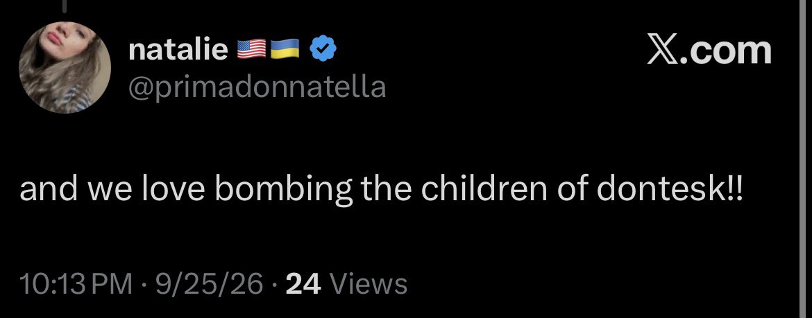 Thatbushpilot's tweet photo. foiddian slip, notice how she’s safe &amp; sound in the U.S. while every man in her life is in the meat grinder?

@primadonnatella https://t.co/GrDmP60KUG
