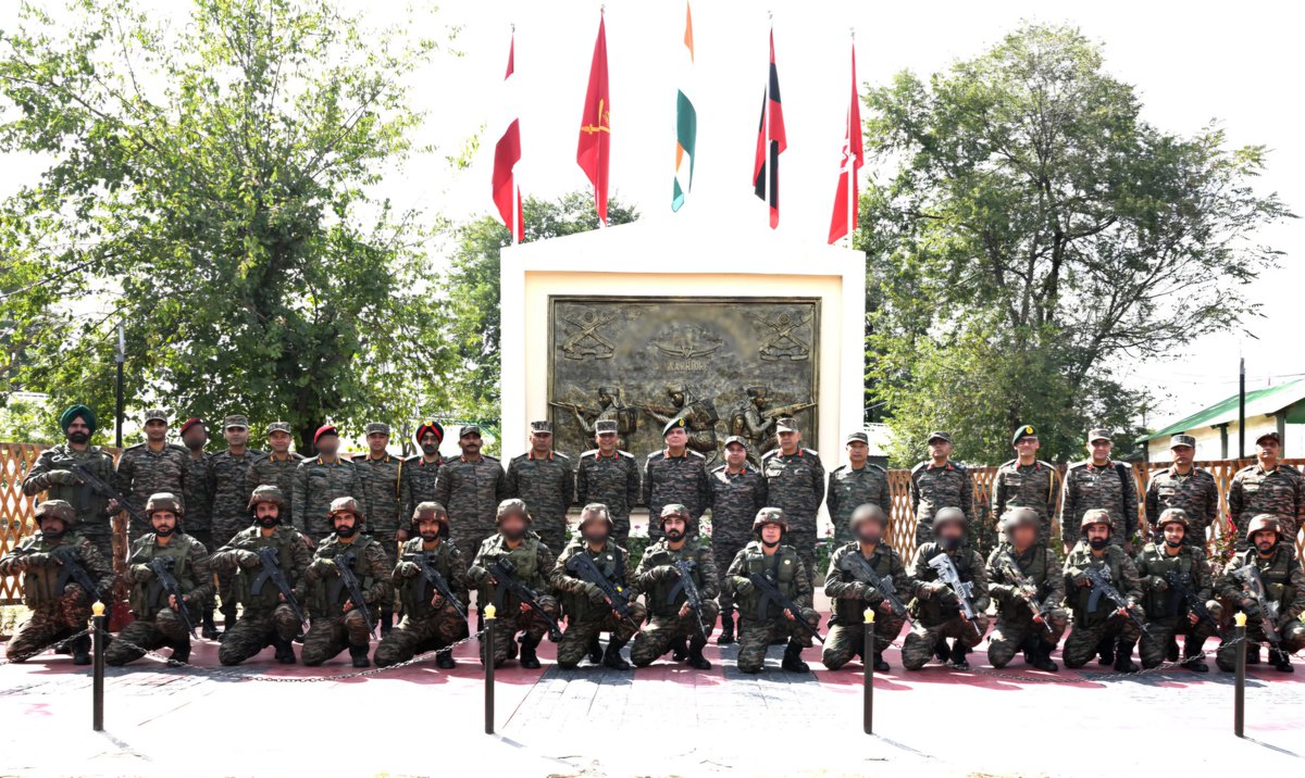 adgpi's tweet photo. Mission Ready. Counter-Terror Ready.

#GeneralDhirajSeth, #COAS, visited Rashtriya Rifles Sector Headquarters under @ChinarcorpsIA and reviewed operational preparedness for counter-terrorist operations. He was briefed on the prevailing security situation and measures instituted to detect, deter and decisively respond to terrorist threats.

#COAS commended all ranks for their professionalism, commitment and high standards of operational preparedness. He exhorted them to maintain constant vigilance, sharpen intelligence led operations and retain the ability to respond swiftly and precisely to emerging threats. He also underscored the importance of seamless synergy and close coordination with all stakeholders to enhance situational awareness and strengthen the overall counter-terror response.

#COAS Commendations were pinned to deserving soldiers for their gallantry and exemplary service, recognising their courage and contribution to counter-terrorist operations.

He emphasised the need to remain ahead of the threat, maintain relentless operational focus and ensure a coordinated, calibrated response, while safeguarding the safety and security of the people.

True to the spirit of #JAIseVIJAY, the #IndianArmy remains resolute in countering terrorism, strengthening synergy, protecting the people and maintaining a secure environment.

@DefenceMinIndia
@SpokespersonMoD
@NorthernComd_IA
@ChinarcorpsIA