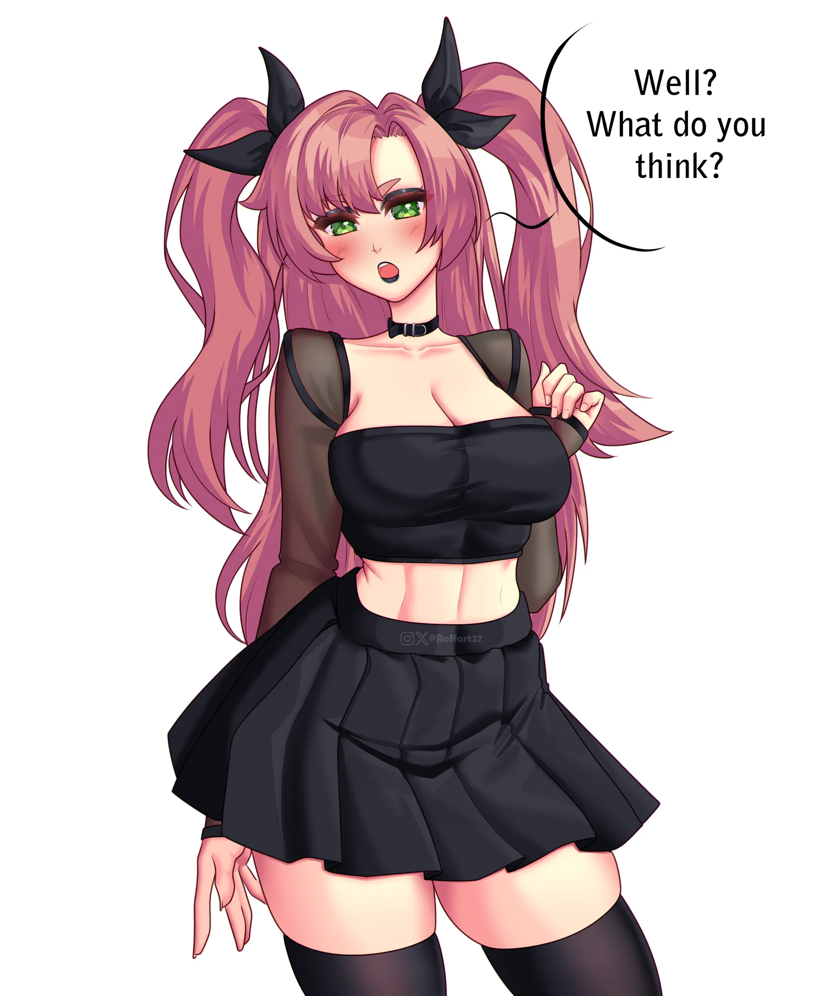 Nyannyaฅ Rosé ❦ページ raff.art27 ( open commissions ) on X: 