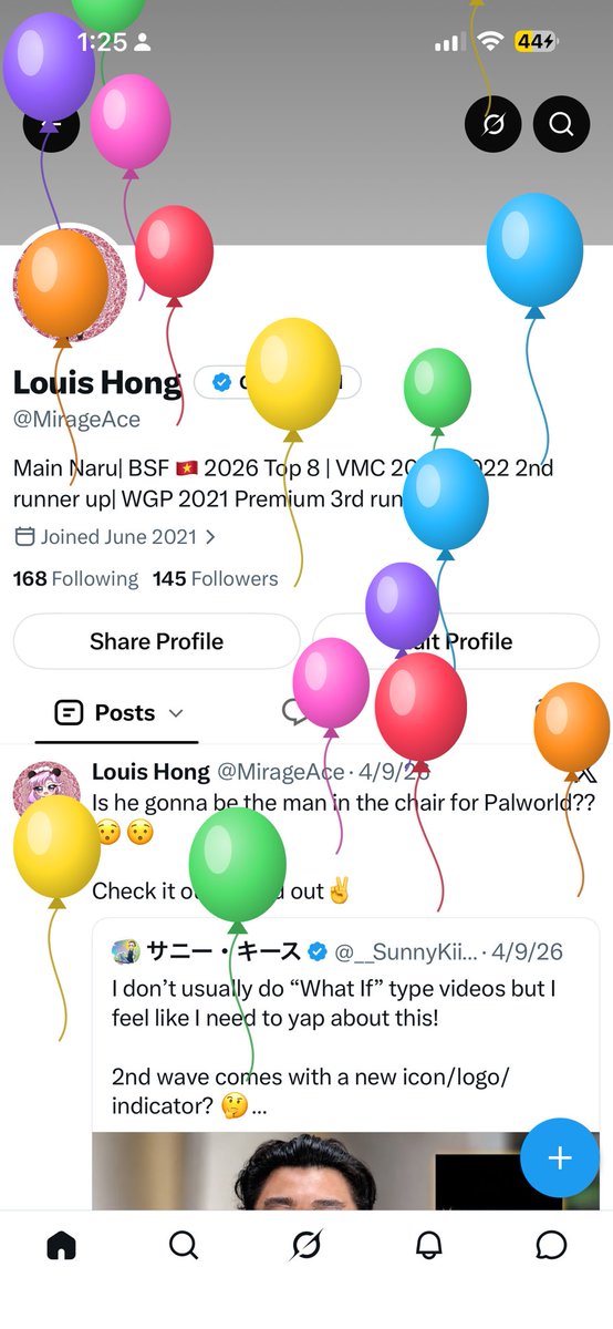 MirageAce's tweet photo. Just like that, a year passed liao https://t.co/pBYkXBArvn