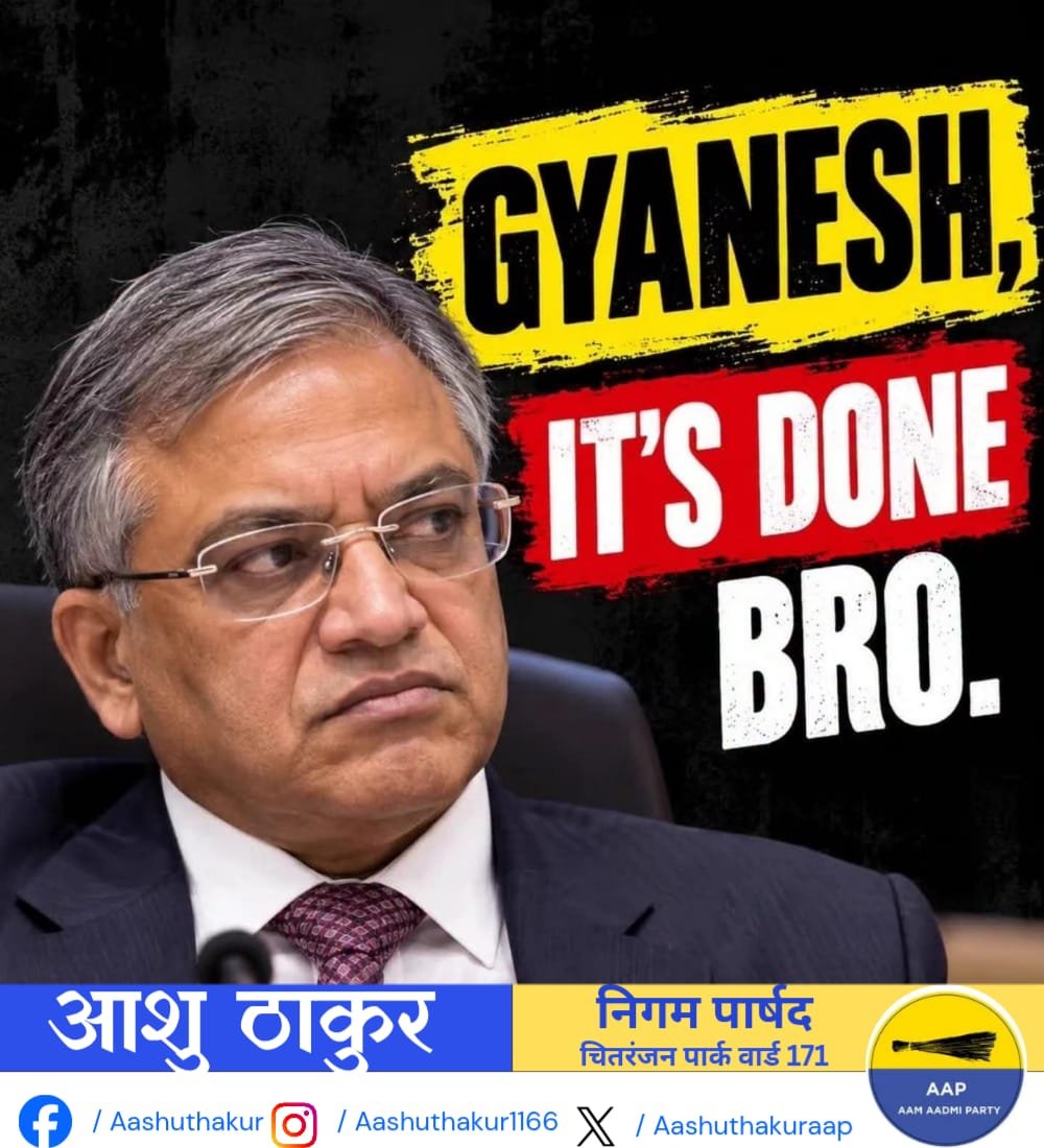 ashuthakuraap's tweet photo. 12 hour left
#ItsDoneBro #Accountability #Ward171 #DelhiPolitics #AAP https://t.co/H1YkNgO5Aj