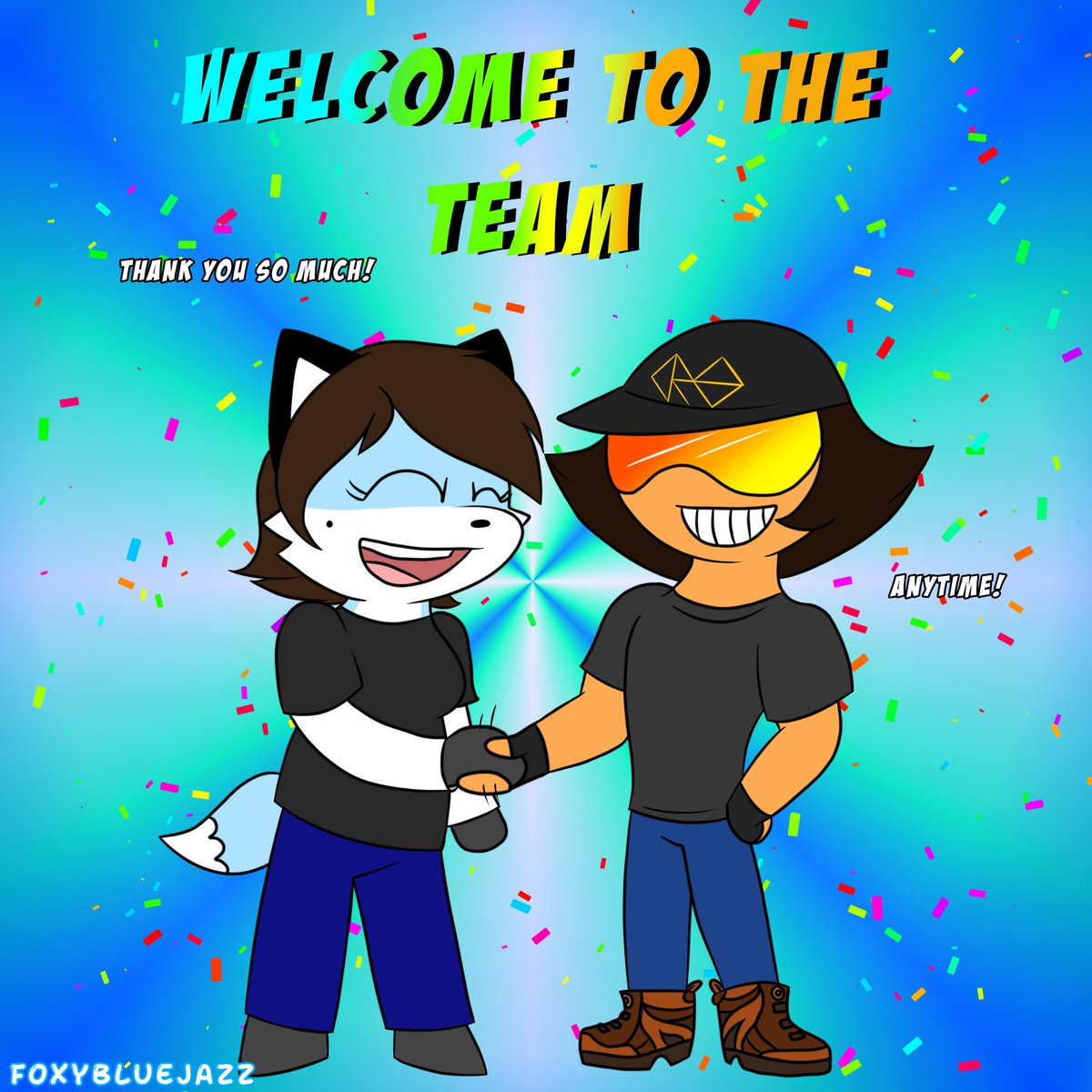 FoxyBlueJazz's tweet photo. I have joined @Cinnamonroll692 &amp; @jazz51784 to be part of their animation, A Broken Paradise!

I'll be working as their character concept artist, this'll be fun! I would like to thank them both again for having me as part of the team! 😄✨ https://t.co/7WGk7UjKye