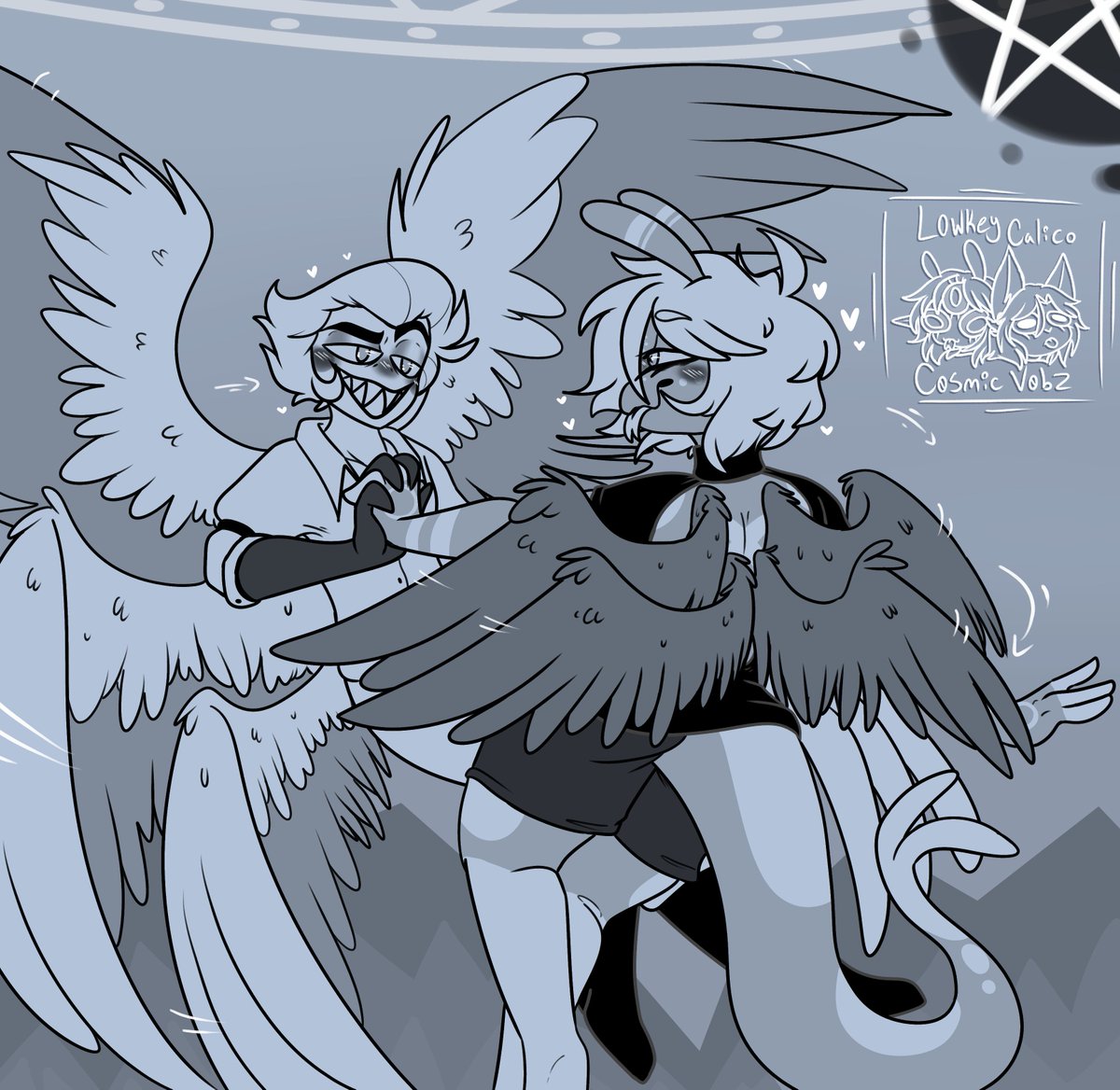 C0SMIC_V0BZ's tweet photo. Another beautiful night in Pentagram City's eternal night sky :>

#lucifer #LuciferMorningstar #hazbinhotel #hazbinoc https://t.co/0soFlOAZeS