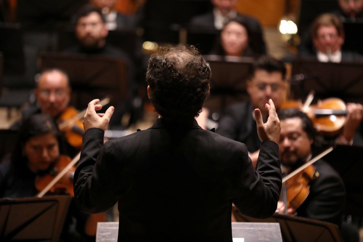 OSEMoficial's tweet photo. Esta noche bajo la batuta del director huésped, Miguel Salmón del Real y acompañado a nuestro compañero, Mario Rodríguez, violista, presentamos un extraordinario #Programa4 ante un gran público en la Sala Felipe Villanueva.
Gracias por acompañarnos. 

#ElPoderDeServir https://t.co/i1Mr7n35q4