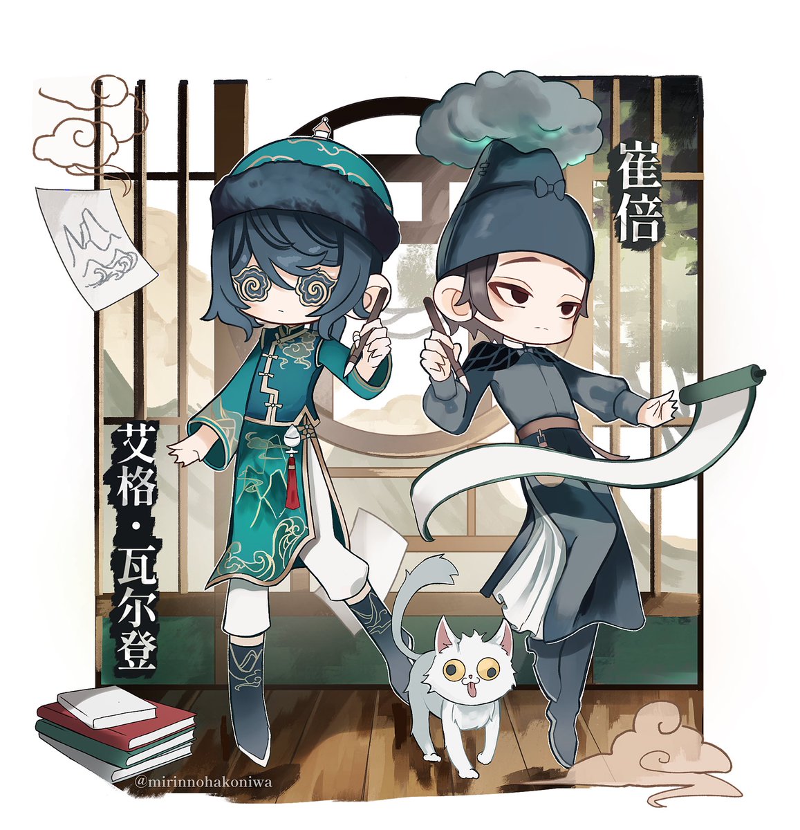 mirinnohakoniwa's tweet photo. 第5人格×大理寺日誌
今回のコラボキャラ、画家と性格真反対なの可愛い https://t.co/gPoub5XJZq