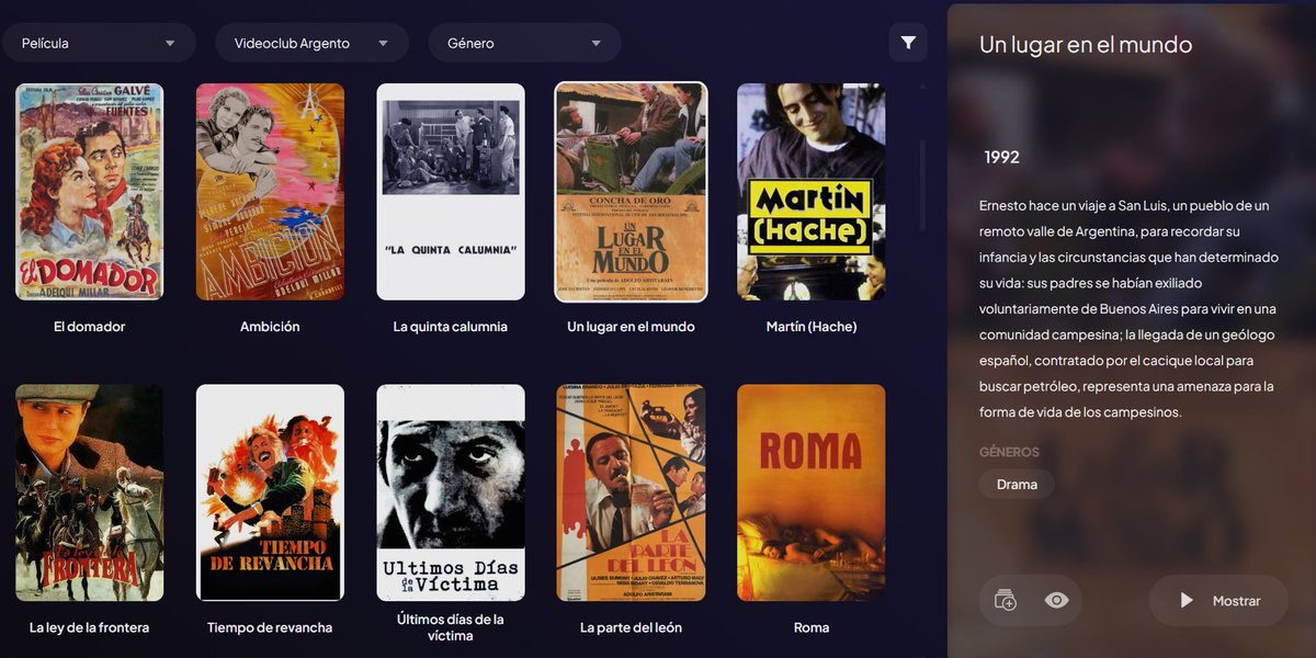videoclubarg's tweet photo. 🇦🇷 Extensión de El videoclub argento para Stremio.

Abren Stremio ➡️ Complementos ➡️ Agregar complemento y pegan el siguiente link:
https://t.co/SSF3sjBGK4

Gracias a @luchotxt que habia diseñado la extensión y me la paso para que le pueda agregar las nuevas películas. https://t.co/L4ufbKZA4l