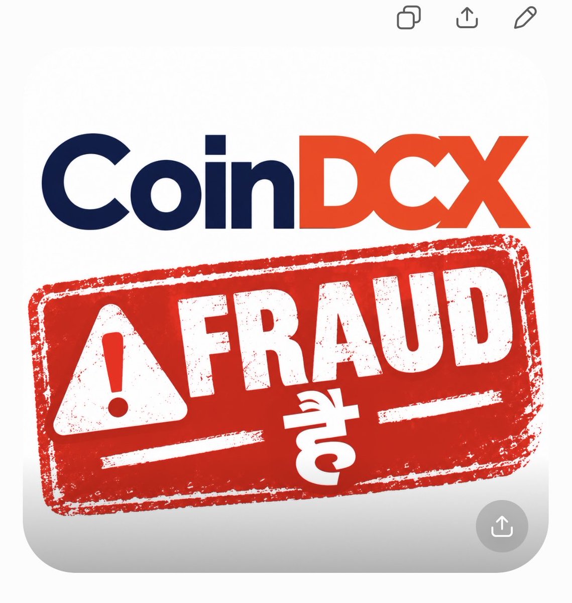 ModeleRahul's tweet photo. Coin DCX is a very big fraud company. I have kept 16392 rupees without blocking the withdrawal without any reason. While we have submitted all the documents. Today it has been full 3 days but there is no reply from the company.
@CoinDCX @CoinDCX_Cares @CoinDCXAssets @shrutistwt https://t.co/qAqcxkjQNn