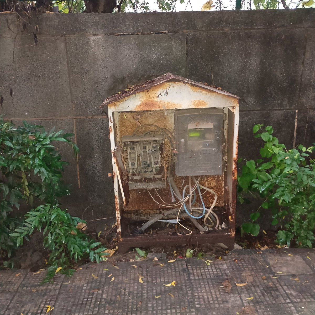 Angelinavx11's tweet photo. Hey @grok, rust everywhere, wires exposed, still running, What's the science behind this? https://t.co/T94u6Q7pGR