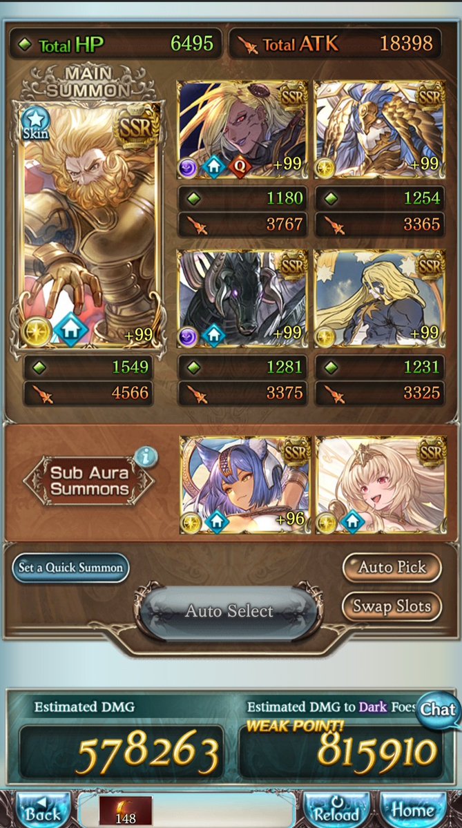 Auriisanerd's tweet photo. Futsu Primal nm250 in 11~mins.
This setup is on FA, but turn 1 you need to use all of fif skills, skill 3 onto Caesar. If you dont, It causes the run to either stall an additional 2+ minutes or entirely fail.

Skills used on manadiver are dispel, secret triad, dark haze.
#GBF https://t.co/8pChXxH2Ue