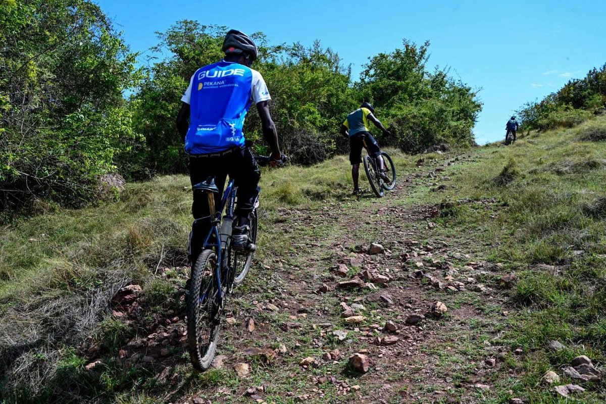 EvamorAfrica's tweet photo. As part of #TourismWeek2026, Evamor Africa joined the Kisumu, Ndere Island Cycling & Trail Adventure, championing sustainable transport and eco-tourism.
We advocate for protecting the places in Kisumu worth experiencing while promoting greener ways to explore them https://t.co/aE3o8h7GQy