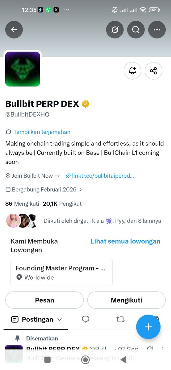 HyLinyxui's tweet photo. @GiveAwayHost @BullbitDEXHQ https://t.co/TRcKgQo4tV