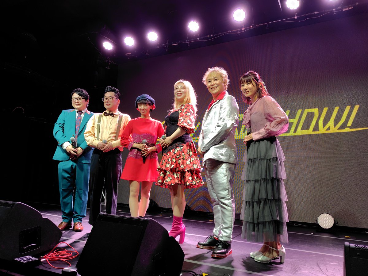dosanko_gymnast's tweet photo. センスプロまつり(勝手に名付けた)第1部「プレイバック歌謡SHOW!」
昭和世代にはドンピシャ。楽しかった!
#プレイバック歌謡SHOW
#乃綾
#華鳴呼
#SOUTO
#ザクマシンガン山田
#根本羽衣 https://t.co/oxpnDITWQ9