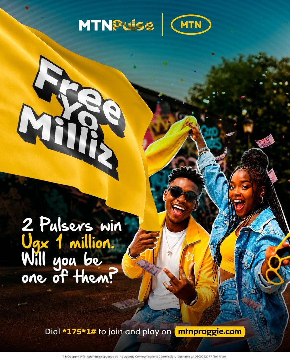 BetAliUg's tweet photo. Waiting in a queue is usually just wasted time.

Join MTN Pulse by dialing *175*1# and turn that time into a shot at UGX 1 million. Two winners get picked every week for six weeks. Play now: https://t.co/CW0tNCagN3

#MTNPulseXMTNProggie
#FreeYoMilliz https://t.co/URaxbabDvJ