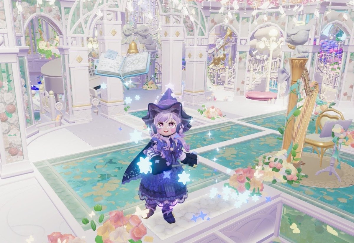 heartopia_lifeS's tweet photo. 魔女っ子かぁわいいい💜🖤💜🖤 https://t.co/ReDELL4rQL