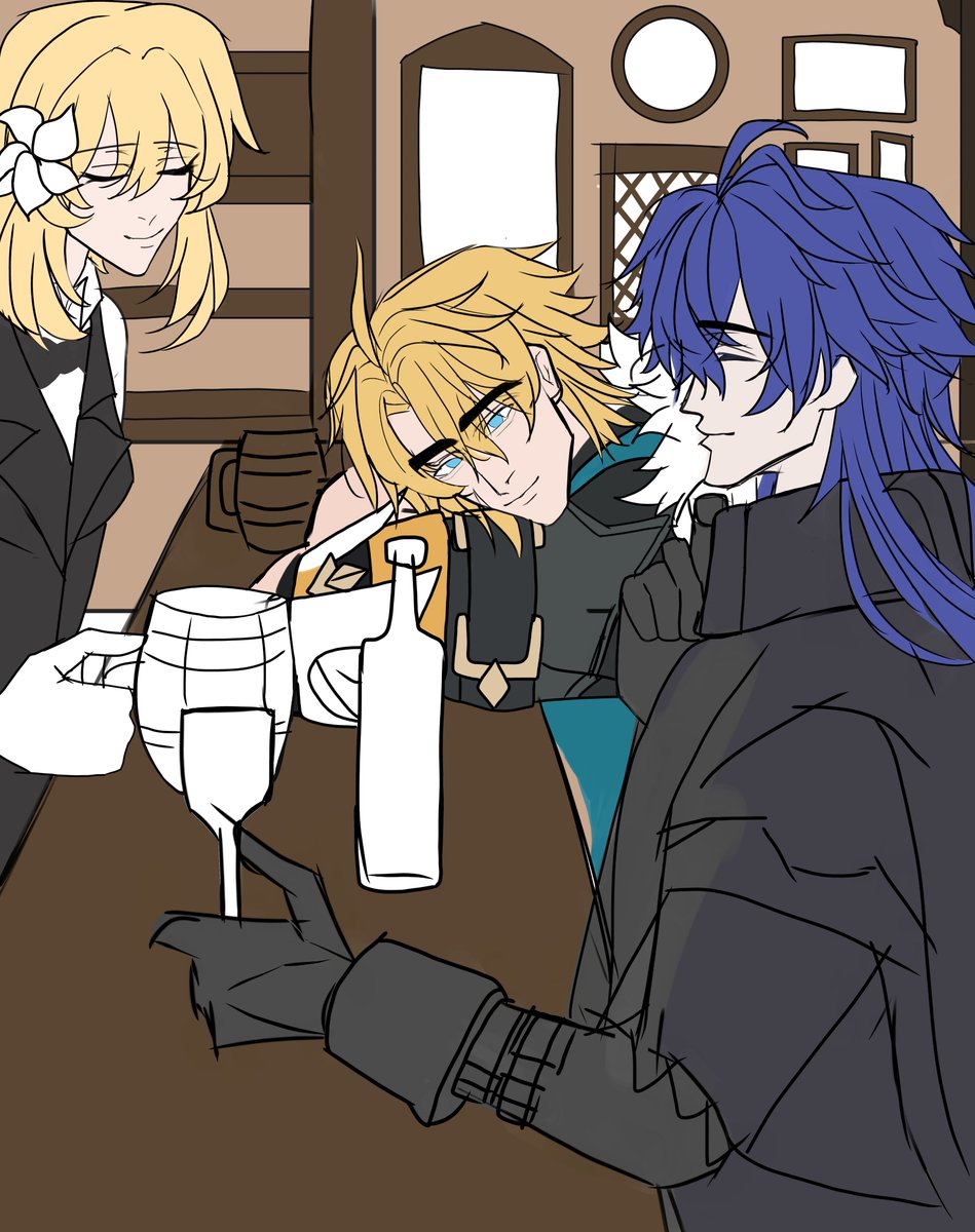 aslan_0210's tweet photo. #varflins and lumine wip:'3 https://t.co/K5fy14skoB