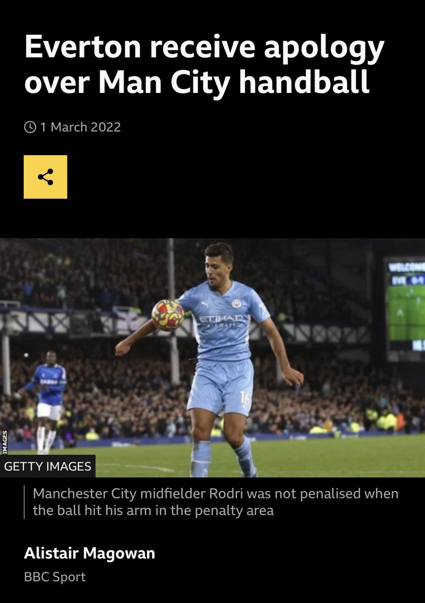 KayLFC05_'s tweet photo. 13/14 - Sterling flagged offside 

18/19 - Kompany not sent off 

21/22 - Rodri handball, pen not given

23/24 - Karate kick to the chest, pen not given 

Somehow EVERY one of these decisions went City’s way, and they went on to win ALL those titles. They pay off officials too. https://t.co/OMGsxDr3QQ