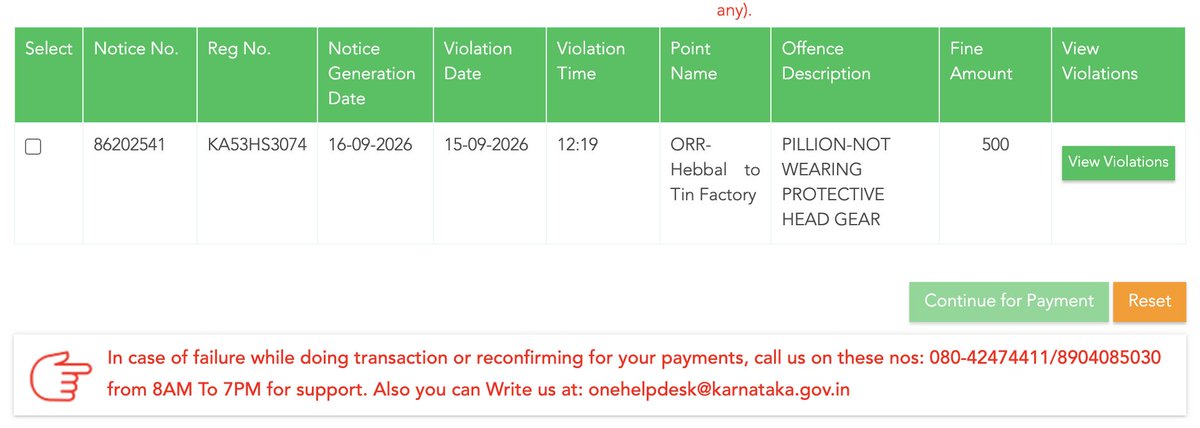 souvikonline's tweet photo. I was riding my wife's two-wheeler alone with my guitar slung on my back in Bangalore. @blrcitytraffic my wife received a traffic challan (notice no. 86202541) for "pillion riding without helmet". So much for AI based traffic violation detection! Pls revoke the challan #AISlop https://t.co/fYCn9OoUNQ