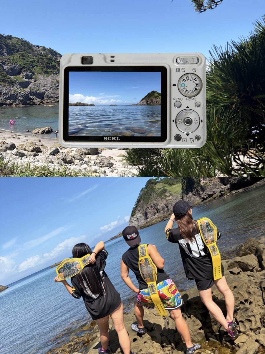 rea_89pw's tweet photo. 🏝️🌺 Shikinejima 🌺🏝️

『ベルト戴冠記念旅行』にいってきたよー‼︎

海が綺麗すぎるし、お魚が目の前を泳いでいるなんて初めての「経験」＆「光景」だったからホントに感動した‼︎🫧🐠🐡🪸✨

でも、お魚に指をエサだと勘違いされて、噛まれたのはﾁｮｯﾄ怖かったな…🫠

まぁでも、それも良き思い出ﾀﾞﾈ😃💭

とても充実した夏を過ごせました🌞

#D_Revo