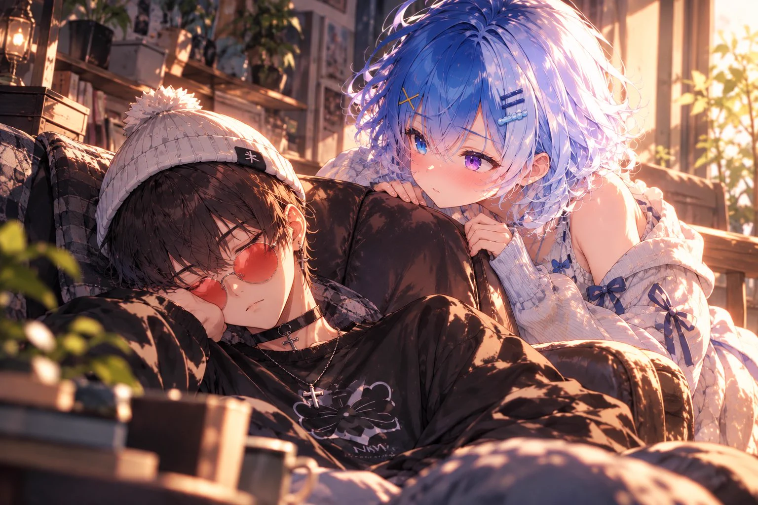 人物画『微睡みの時❤️』 サヤ=ミラージュ on X: 