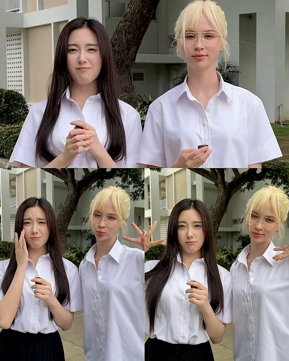 cloche_ss's tweet photo. น้องปี 1 กับพี่ปี 4 https://t.co/8bYUmDumaa
