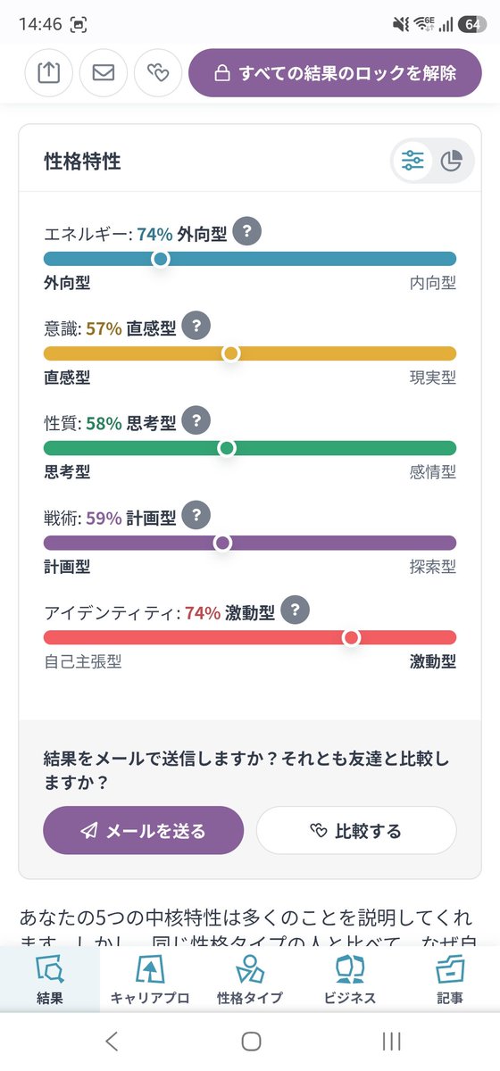 osomemorning's tweet photo. 何度目かのやり直しだけど前回時と同じENTJ-Tになった https://t.co/y30s1YEZuf
