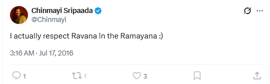 labstamil's tweet photo. When dubbing for Sriramajayam, she felt Ram was the worst husband. While singing Jai Jai Ram to Rahman's tunes, what'd be on her mind? 

Sri Ram would accept sincere songs from a devotee even if sung poorly, than insincere studio renditions that merely mouth off words for money. https://t.co/dVqkYnei1n