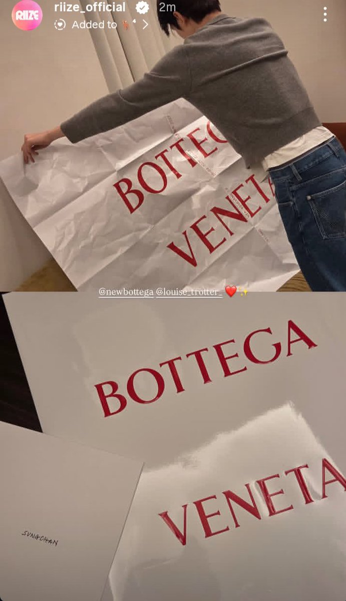 sungchanlands's tweet photo. 260926 riize_official Instagram Story Update — #SUNGCHAN 

BOTTEGA VENETA ❤️ SUNGCHAN 

#BottegaVenetaSS27xSUNGCHAN
#BottegaVenetaSS27
#RIIZE #라이즈 #성찬 #ソンチャン https://t.co/MW8ThMGFWN