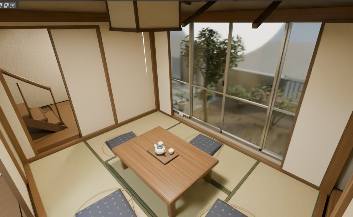 umiyuki_ai's tweet photo. AstraにBlenderで昭和の日本家屋をモデリングしてもらった。ただし、CodexじゃなくてChatで。セキュアMCPTunnelって機能でWebのChatGPTから僕の手元のPCのBlenderをMCPで操作できます。チャットのProでワンショット42分間作業してくれました。Pro200ドルプランなら1週間あたり200回Proとチャット出来ます。つまりこういうモデリングを月800回やってもCodex容量は一切消費しません。他のMCPサーバも使えるのでBlender以外の作業ももちろんできます。結構アドがエグい話