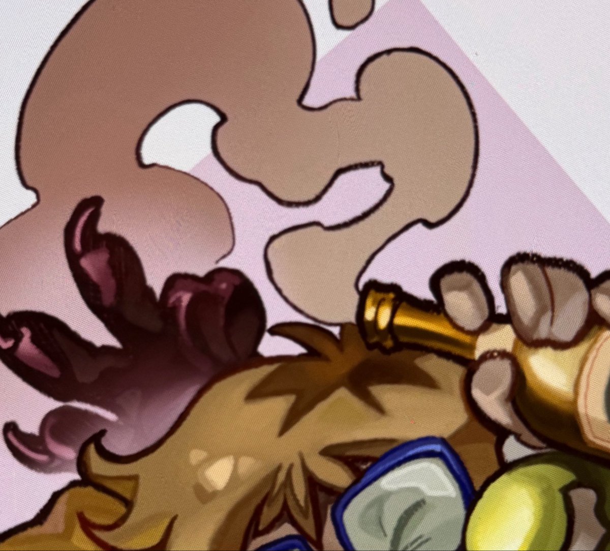 Velvetzienzz's tweet photo. Sneak peak of this bc I wanna finish tonight but I work tomorrow and I need to sleep 
I wonder who that is though hmmm 🤓 https://t.co/xhsA7QapWc