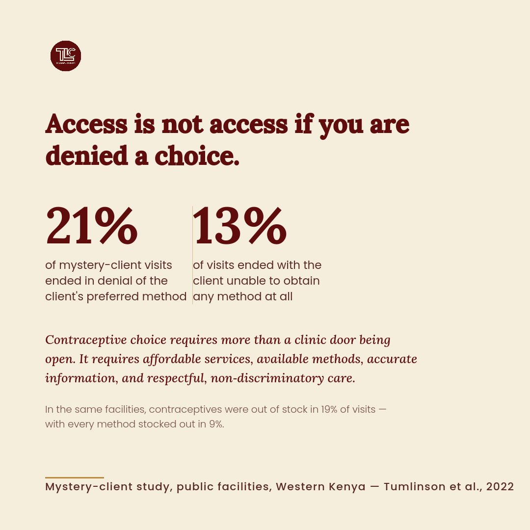 TheLegalCaravan's tweet photo. NO BARRIERS. JUST CHOICES.

Contraception is a right—not a privilege.

Cost, stock-outs, misinformation and provider bias should never stand between people and the contraceptive choices they need.

#TLC4Rights https://t.co/QfJ7QXUpoO