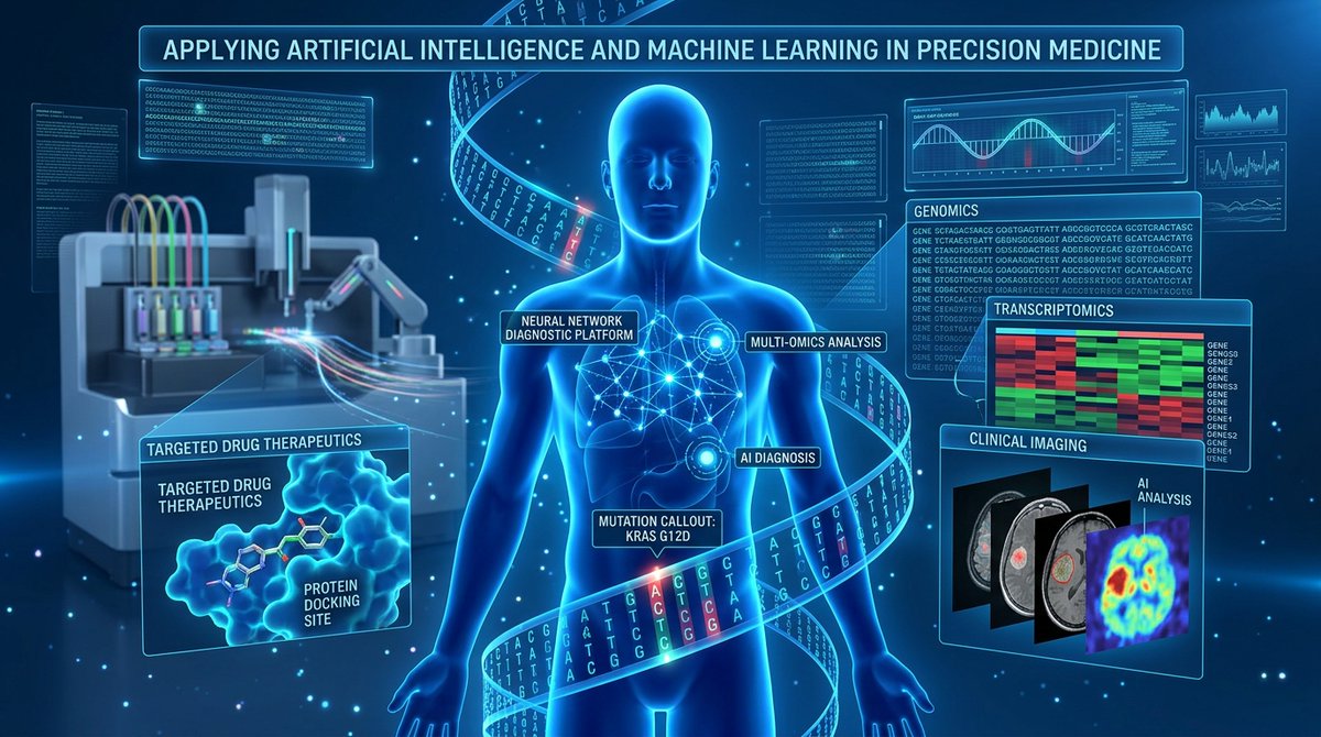 realnehalhas9's tweet photo. Combining AI with genomic and multiomic data is transforming precision medicine. Models can now predict over 300 diseases from electronic health records, accelerating drug discovery and targeted therapeutic interventions.

#PrecisionMedicine #Bioinformatics https://t.co/6CjLwhIdPe
